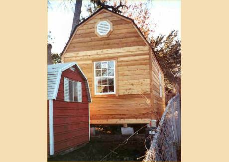 Gambrel roofs have two different angles instead of just one